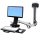 Ergotron StyleView Sit-Stand Combo Extender, Metall, Silber