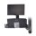 Ergotron StyleView Sit-Stand Combo Arm with Worksurface, 14,5 kg, 61 cm (24"), 75 x 75 mm, 100 x 100 mm