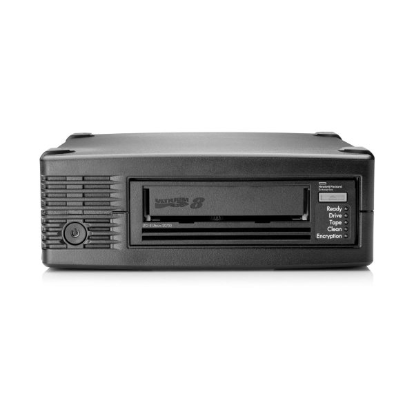 HPE StoreEver LTO-8 Ultrium 30750 External, Speicherlaufwerk, Bandkartusche, Serial Attached SCSI (SAS), 2.5:1, LTO, 5,25" Halbe Höhe