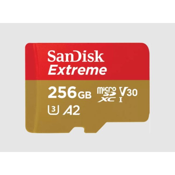 SanDisk Extreme, 256 GB, MicroSDXC, Klasse 3, UHS-I, 160 MB/s, 90 MB/s