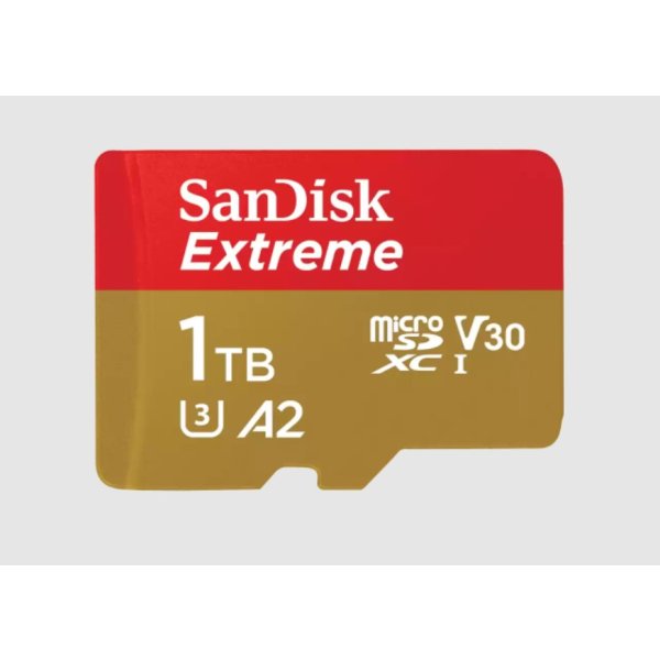 SanDisk Extreme, 1,02 TB, MicroSDXC, Klasse 3, UHS-I, 190 MB/s, Class 1 (U1)