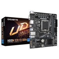 Gigabyte H610M S2H V3 DDR4, Intel, LGA 1700, Intel® Celeron®, Intel® Core™ i3, Intel® Core™ i5, Intel® Core™ i7, Intel® Core™ i9,..., LGA 1700, 64 GB, DDR4-SDRAM