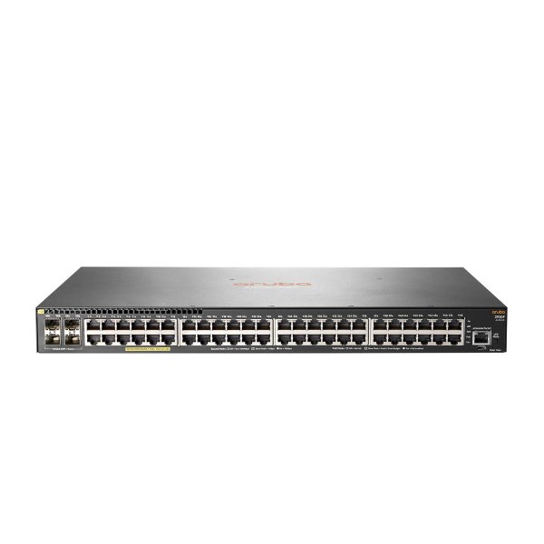 HPE  a Hewlett Packard Enterprise company Aruba 2930F 48G PoE+ 4SFP+ TAA, Managed, L3, Gigabit Ethernet (10/100/1000), Power over Ethernet (PoE), Rack-Einbau, 1U