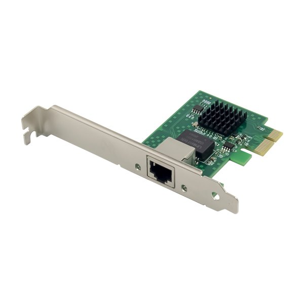 LevelOne 2,5-Gigabit-PCIe-Netzwerkkarte, 1 x RJ45, Eingebaut, Kabelgebunden, PCI Express, Ethernet, 5000 Mbit/s, Grün