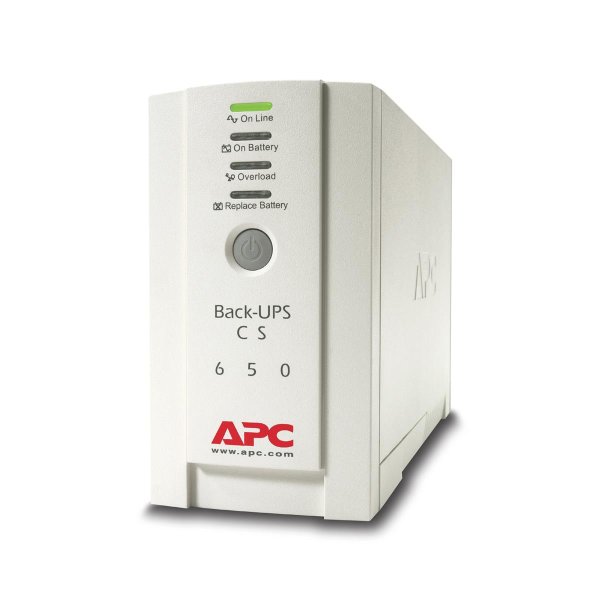 APC Back-UPS BK650EI – USV, 650 VA, 4x C13-Ausgang, USB, Standby (Offline), 0,65 kVA, 400 W, Sine, 160 V, 286 V