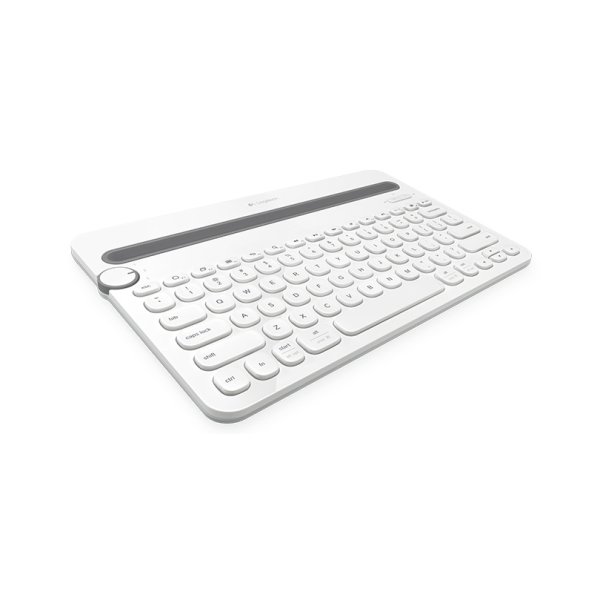 Logitech Bluetooth® Multi-Device Keyboard K480, Mini, Kabellos, Bluetooth, QWERTZ, Weiß