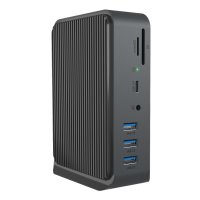 ICY BOX IB-DK2261AC, Kabellos, USB 3.2 Gen 1 (3.1 Gen 1)...