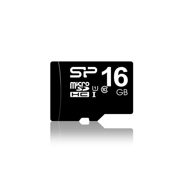 Silicon Power SP016GBSTH010V10SP, 16 GB, MicroSDHC, Klasse 10, UHS-I, 40 MB/s, Class 1 (U1)