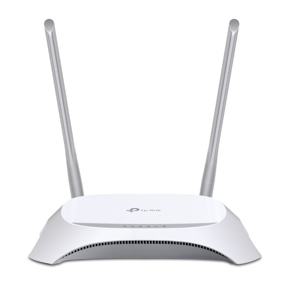 TP-LINK 3G/4G-WLAN-Router, Wi-Fi 4 (802.11n), Einzelband (2,4GHz), Ethernet/LAN, Schwarz, Weiß, Tabletop-Router