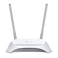 TP-LINK 3G/4G-WLAN-Router, Wi-Fi 4 (802.11n), Einzelband (2,4GHz), Ethernet/LAN, Schwarz, Weiß, Tabletop-Router