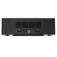 StarTech.com USB 3.0 4 Bay 2,5" / 3,5" SATA III Festplatten / SSD Dockingstation mit UASP und zwei Lüftern, HDD, SSD, SATA, Serial ATA II, Serial ATA III, 2.5,3.5", 8 TB, USB 3.2 Gen 1 (3.1 Gen 1) Type-B, 6 Gbit/s