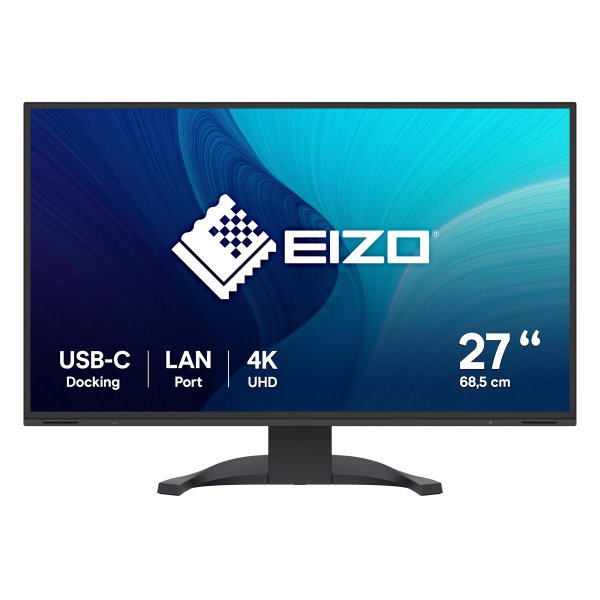 EIZO FlexScan EV2740X-BK, 68,6 cm (27"), 3840 x 2160 Pixel, 4K Ultra HD, LCD, 5 ms, Schwarz