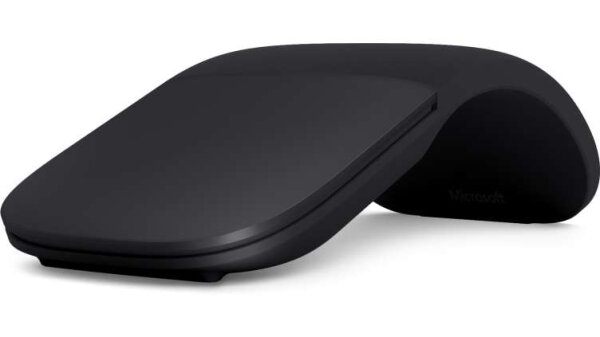 Microsoft SRFC ARC MOUSE CMR SC BLUETOOTHPERP, Beidhändig, Blue Trace, Bluetooth, 1000 DPI, Schwarz