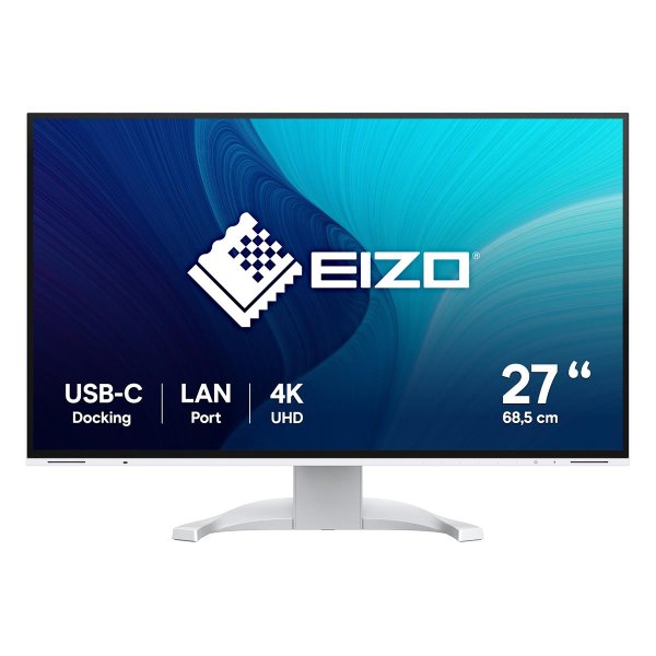 EIZO FlexScan EV2740X-WT, 68,6 cm (27"), 3840 x 2160 Pixel, 4K Ultra HD, LCD, 5 ms, Weiß