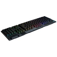 Logitech G G915 LIGHTSPEED Wireless RGB Mechanical Gaming Keyboard – GL Linear, Volle Größe (100%), Kabellos, RF Wireless + Bluetooth, Mechanischer Switch, QWERTZ, Karbon