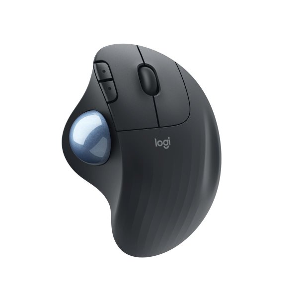 Logitech ERGO M575 for Business, rechts, Trackball, RF Wireless + Bluetooth, 2000 DPI, Graphit