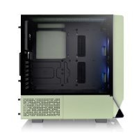 Thermaltake Ceres 300 TG, Midi Tower, PC, Grün, ATX, EATX, micro ATX, Mini-ITX, Gehärtetes Glas, 18,5 cm