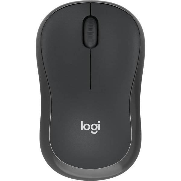 Logitech M240 for Business, Beidhändig, Optisch, RF Wireless + Bluetooth, 4000 DPI, Graphit