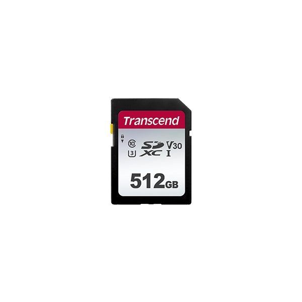 Transcend 300S, 512 GB, SDXC, Klasse 10, NAND, 95 MB/s, 40 MB/s