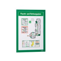 Durable DURAFRAME, A4, Grün, Hochformat/Querformat,...