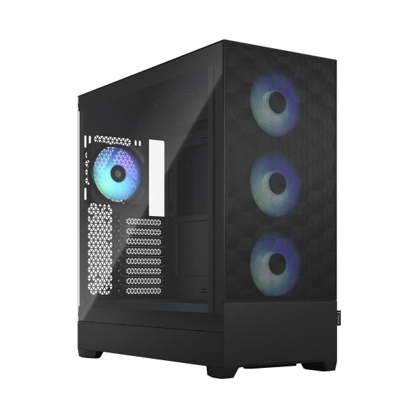 Fractal Design Pop XL Air, Tower, PC, Schwarz, ATX, EATX, micro ATX, Mini-ITX, Stahl, Gehärtetes Glas, Multi