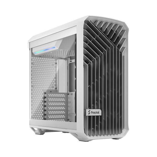 Fractal Design Torrent Compact, Tower, PC, Weiß, ATX, EATX, micro ATX, Mini-ITX, SSI CEB, Stahl, Gehärtetes Glas, Gaming