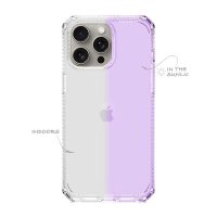 ITskins SPECTRUM R // MOOD, Cover, Apple, iPhone 15 Pro Max, 17 cm (6.7"), Violett, Transparent