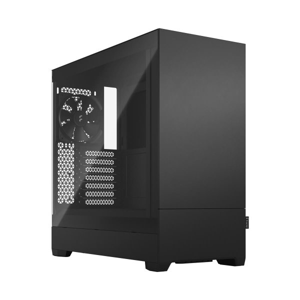 Fractal Design Pop Silent, Tower, PC, Schwarz, ATX, micro ATX, Mini-ITX, Stahl, Gehärtetes Glas, 17 cm