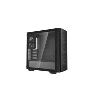 Deepcool CK560, Midi Tower, PC, Schwarz, ATX, EATX, micro ATX, Mini-ATX, ABS, SPCC, Gehärtetes Glas, Taschenlüfter