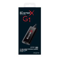 Creative Labs Sound BlasterX G1, 7.1 Kanäle, 24 Bit, 93 dB, USB