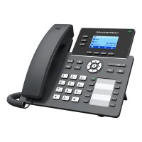 Grandstream GRP2604P, IP-Telefon, Schwarz,...