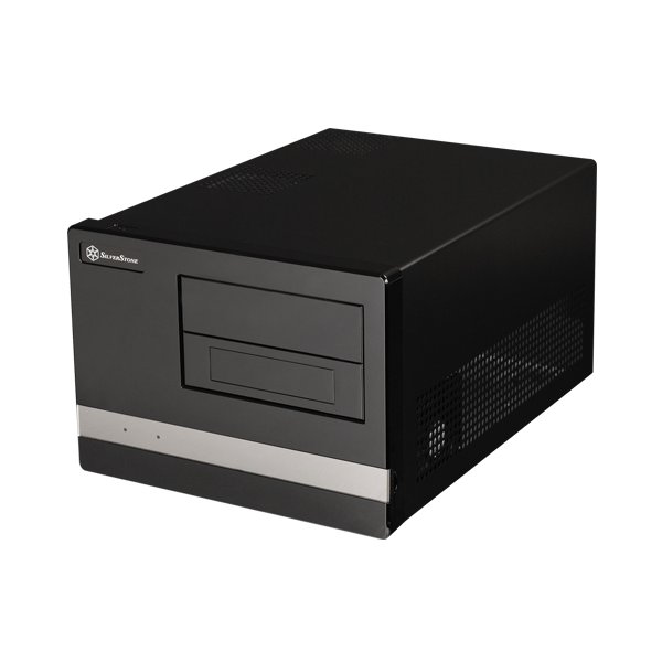 SilverStone SG02-F, Small Form Factor (SFF), PC, Schwarz, micro ATX, Acryl, SECC, Heimbüro