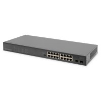 DIGITUS 16-Port Gigabit + 2-Port Gigabit SFP Unmanaged...