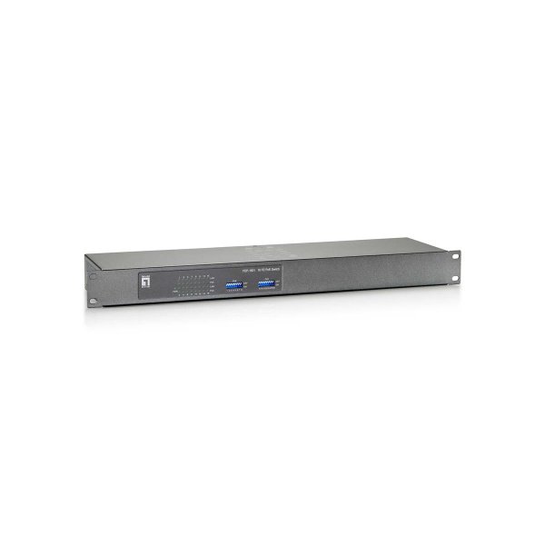 LevelOne FEP-1601, Fast Ethernet (10/100), Vollduplex, Power over Ethernet (PoE), Rack-Einbau