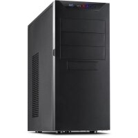 Inter-Tech IT-8833 Velvet II, Tower, PC, Schwarz, ATX,...