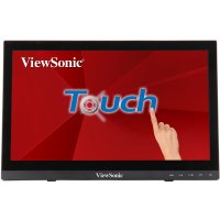 ViewSonic TD1630-3, 39,6 cm (15.6"), 1366 x 768 Pixel, HD, LCD, 12 ms, Schwarz