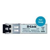 D-Link ProLabs DEM-311GT-C, Faseroptik, 1000 Mbit/s, SFP, LC, SX, 550 m