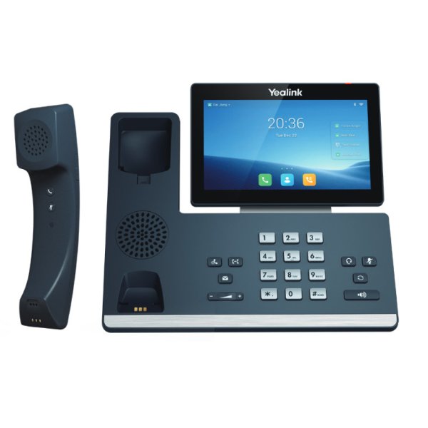 Yealink SIP-T58W PRO, IP-Telefon, Grau, Kabelloses Mobilteil, Im Band, Out-of band, SIP-Info, 1000 Eintragungen, LCD