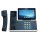 Yealink SIP-T58W PRO, IP-Telefon, Grau, Kabelloses Mobilteil, Im Band, Out-of band, SIP-Info, 1000 Eintragungen, LCD