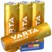 Varta 04106, Einwegbatterie, AA, Alkali, 1,5 V, 4...