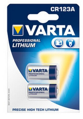 Varta -CR123A-2, Einwegbatterie, CR123A, Lithium, 3 V, 2 Stück(e), 1600 mAh