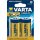 Varta 4120, Einwegbatterie, D, Alkali, 1,5 V, 2 Stück(e), Blau, Gelb