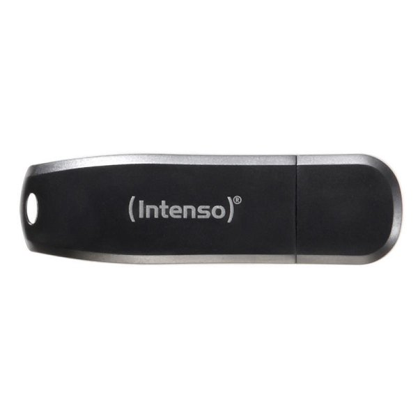 Intenso Speed Line, 128 GB, USB Typ-A, 3.2 Gen 1 (3.1 Gen 1), 70 MB/s, Kappe, Schwarz