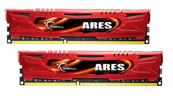 G.Skill Ares, 16GB (2x 8GB) DDR3, 16 GB, 2 x 8 GB, DDR3, 2133 MHz, 240-pin DIMM, Rot