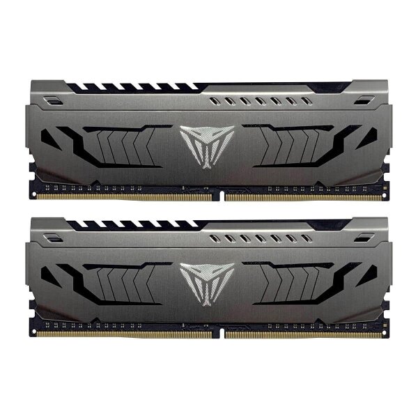 PATRIOT Memory Viper Steel PVS416G320C6K, 16 GB, 2 x 8 GB, DDR4, 3200 MHz, 288-pin DIMM