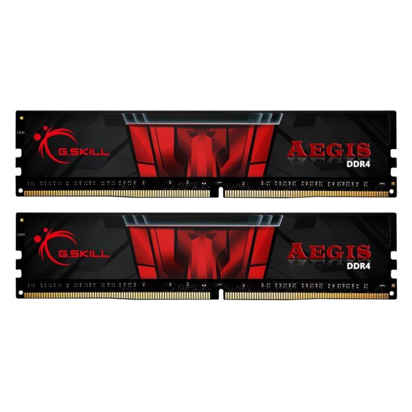 G.Skill Aegis F4-3200C16D-32GIS, 32 GB, 2 x 16 GB, DDR4, 3200 MHz, 288-pin DIMM