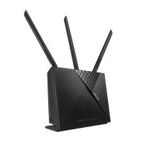 ASUS 4G-AX56, Wi-Fi 6 (802.11ax), Dual-Band (2,4 GHz/5 GHz), Ethernet/LAN, 3G, Schwarz, Tabletop-Router