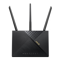 ASUS 4G-AX56, Wi-Fi 6 (802.11ax), Dual-Band (2,4 GHz/5 GHz), Ethernet/LAN, 3G, Schwarz, Tabletop-Router