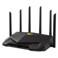 ASUS TUF Gaming AX6000 (TUF-AX6000), Wi-Fi 6 (802.11ax), Dual-Band (2,4 GHz/5 GHz), Ethernet/LAN, Schwarz, Tabletop-Router