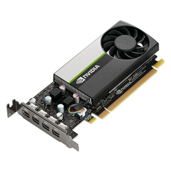 PNY NVIDIA T1000, T1000, 4 GB, GDDR6, 128 Bit, 7680 x 4320 Pixel, PCI Express x16 3.0